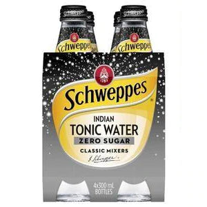 Schweppes Indian Tonic Water Zero Sugar 4x300ml *