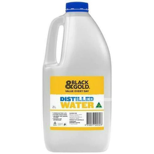 Black & Gold Distilled Water 2L