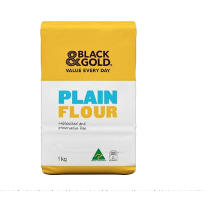 Black & Gold Plain Flour 1kg