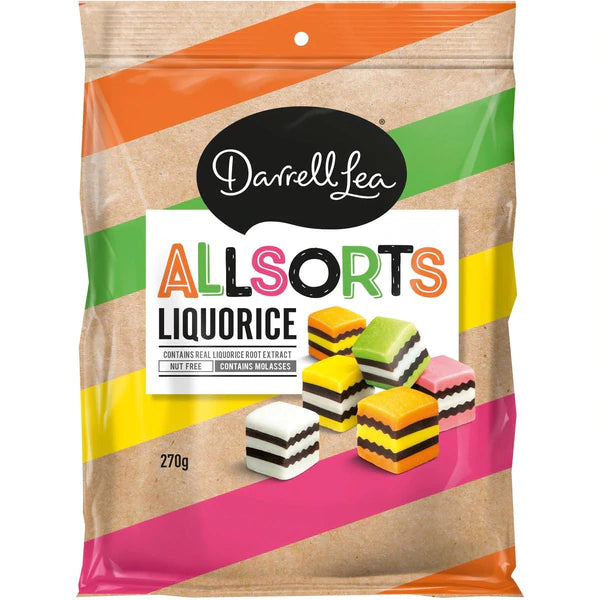 Darrell Lea Allsorts Liquorice 270g