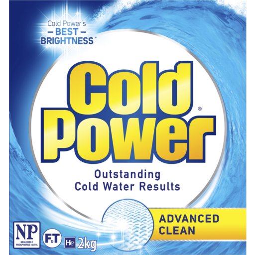 Cold Power Front & Top Loader Powder Advanced Clean 2kg