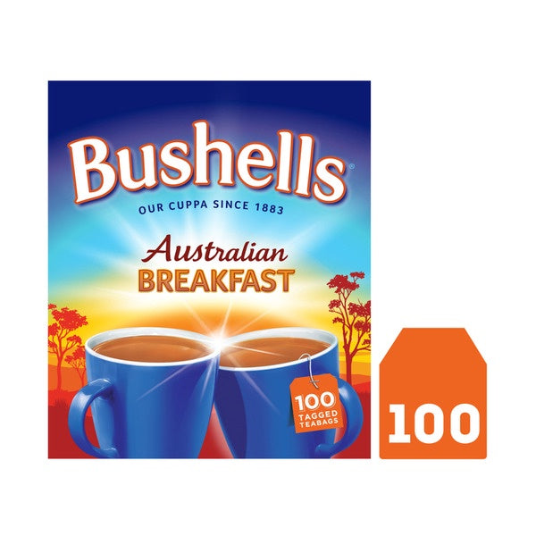 Bushells Australian Breakfast Tea 100 tagged 200g