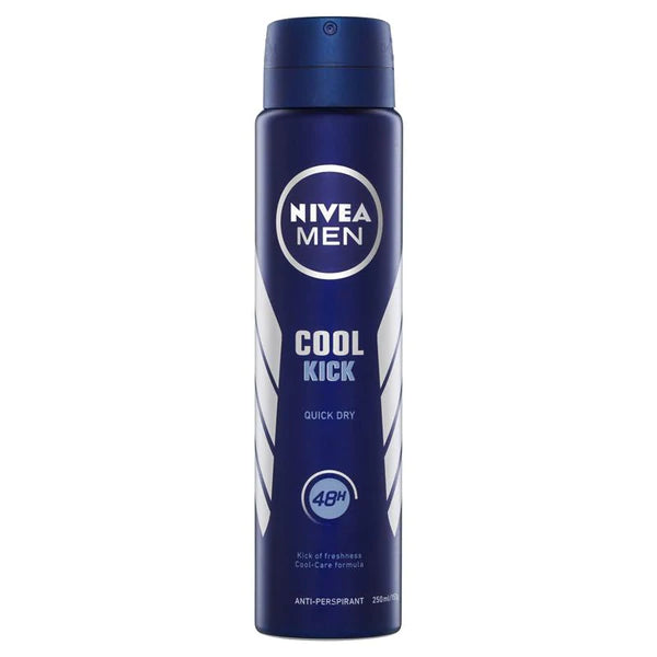 Nivea Men Cool Kick Aerosol Antiperspirant Deodorant 250ml