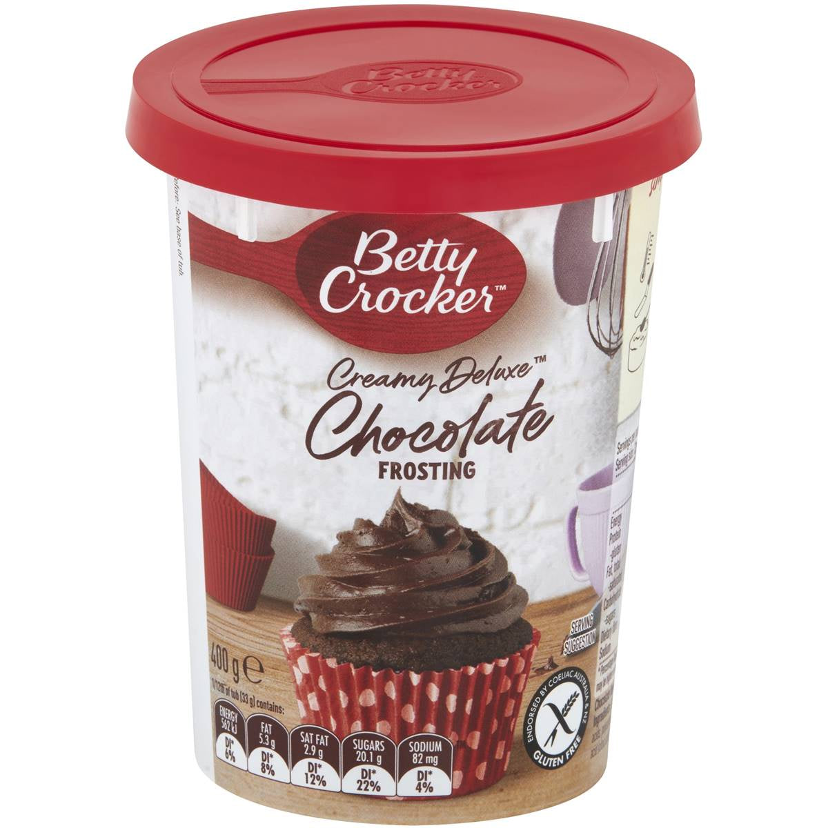 Betty Crocker Creamy Deluxe Chocolate Frosting 400g