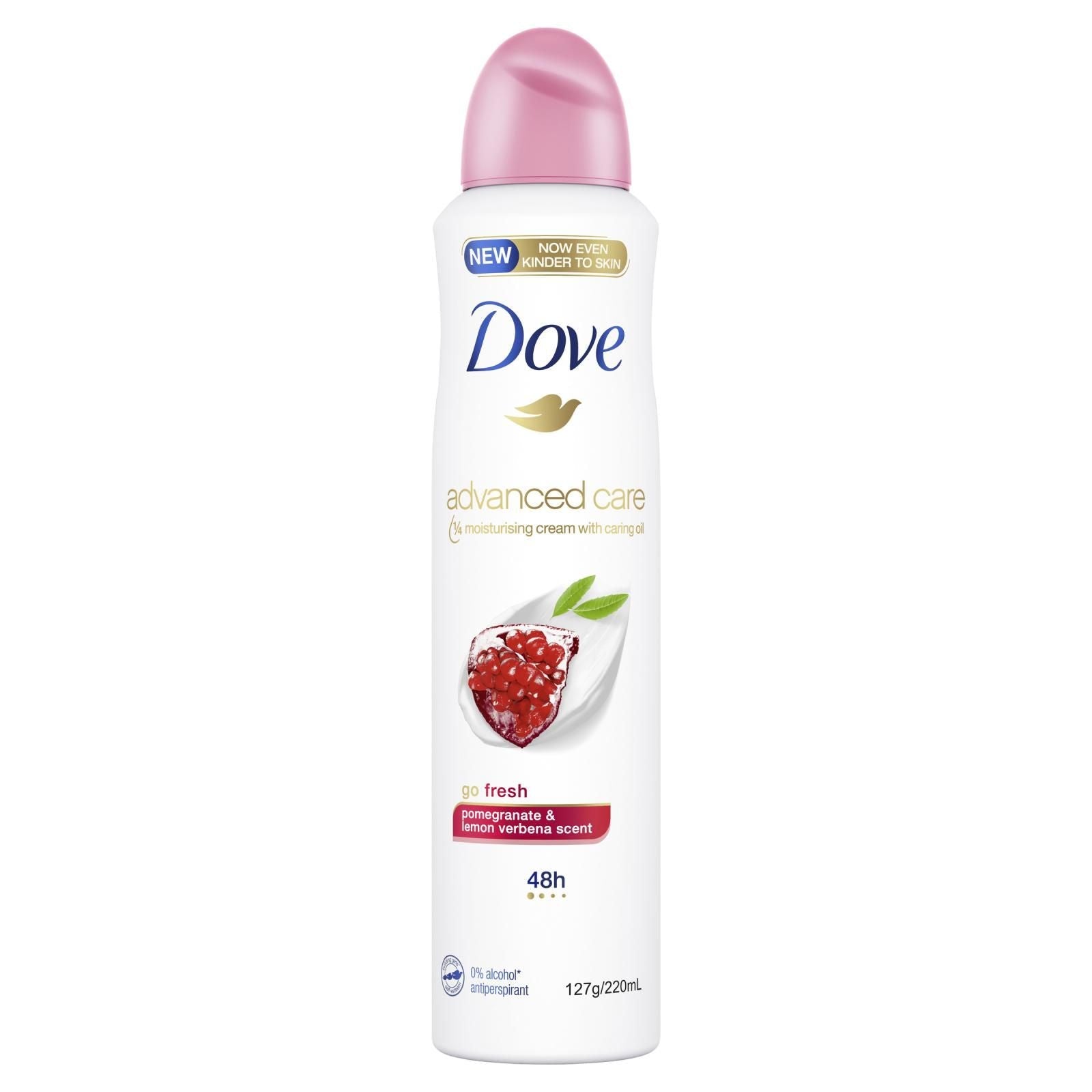 Dove Women Antiperspirant Aerosol Pomegranate and Lemon Verbena 220ml