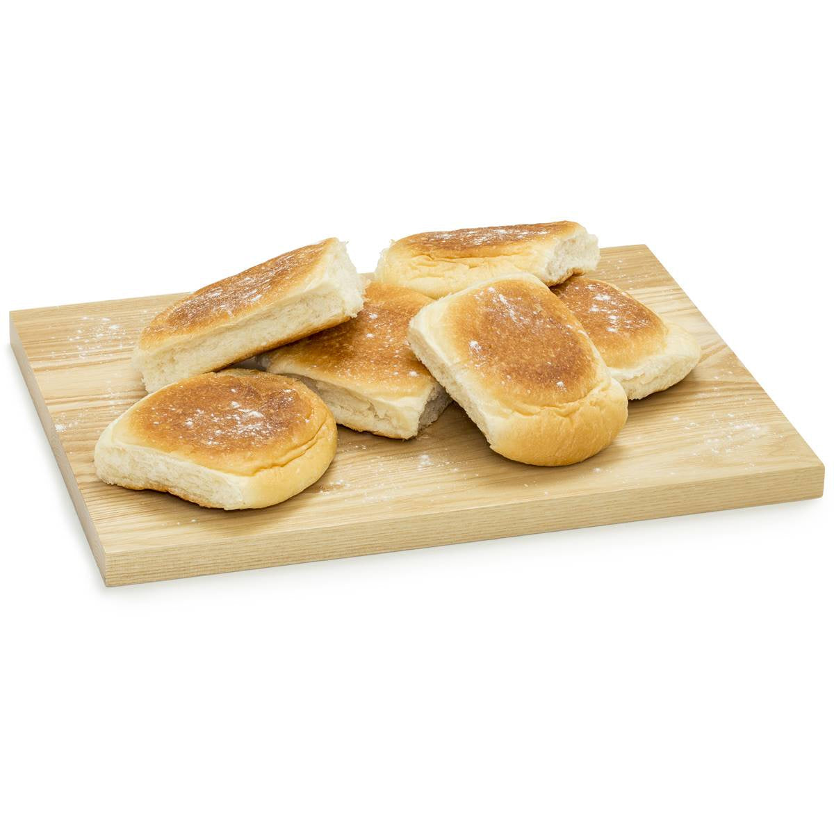 Homestyle Flat Hamburger Rolls 6pk