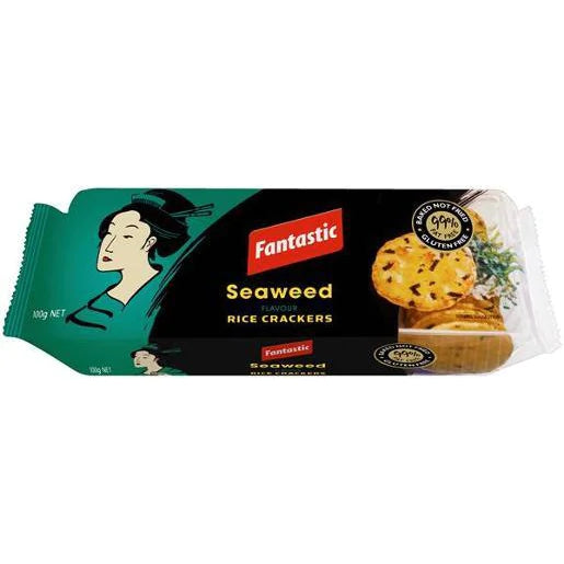 Fantastic Rice Crackers Seaweed 100g *