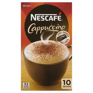 Nescafe Coffee Sachets Cappuccino 10pk **