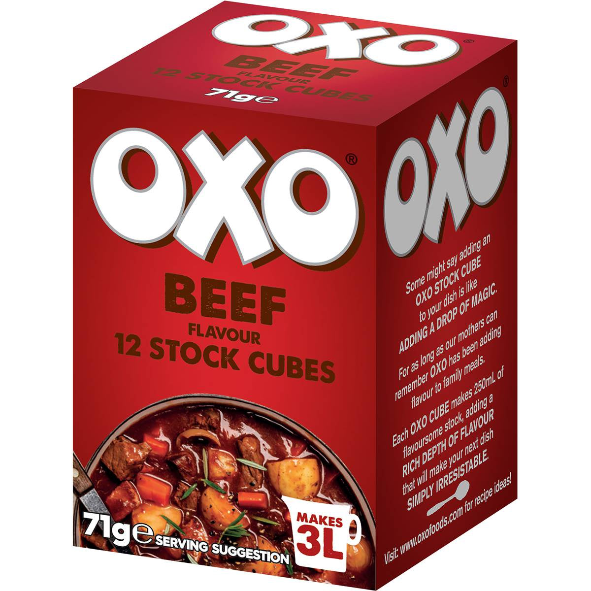 OXO Beef Stock Cubes 71g