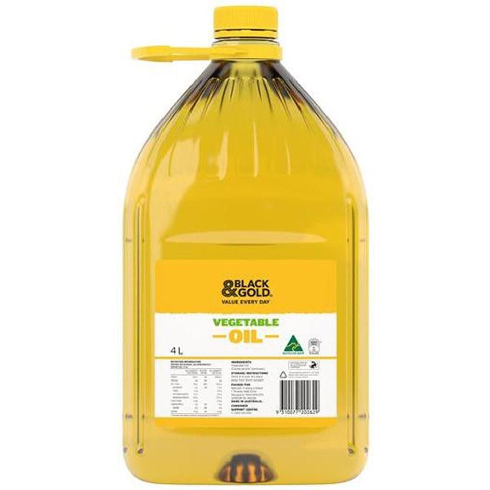 Black & Gold Vegetable Oil 4 L