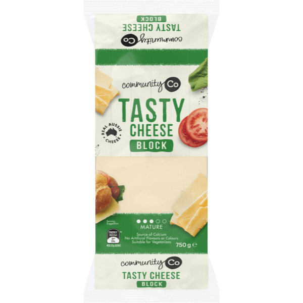 Community Co Tasty Cheese Block 750g