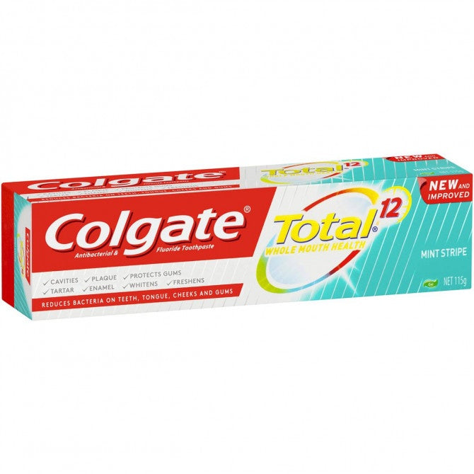 Colgate Toothpaste Total Mint Stripe 115g