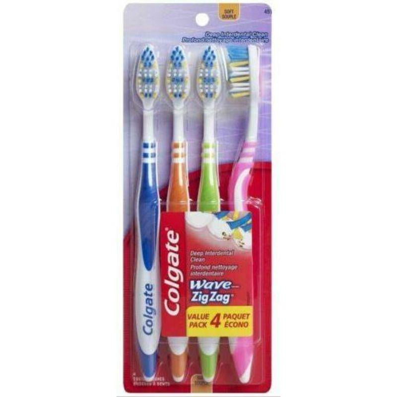 Colgate Toothbrush Zig Zag  Soft 4 Pack