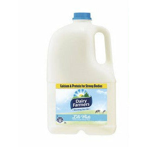 Dairy Farmers Lite Milk 3L