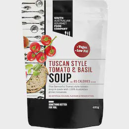 South Australian Gourmet Food Co Soup Tuscan Style Tomato & Basil 430g