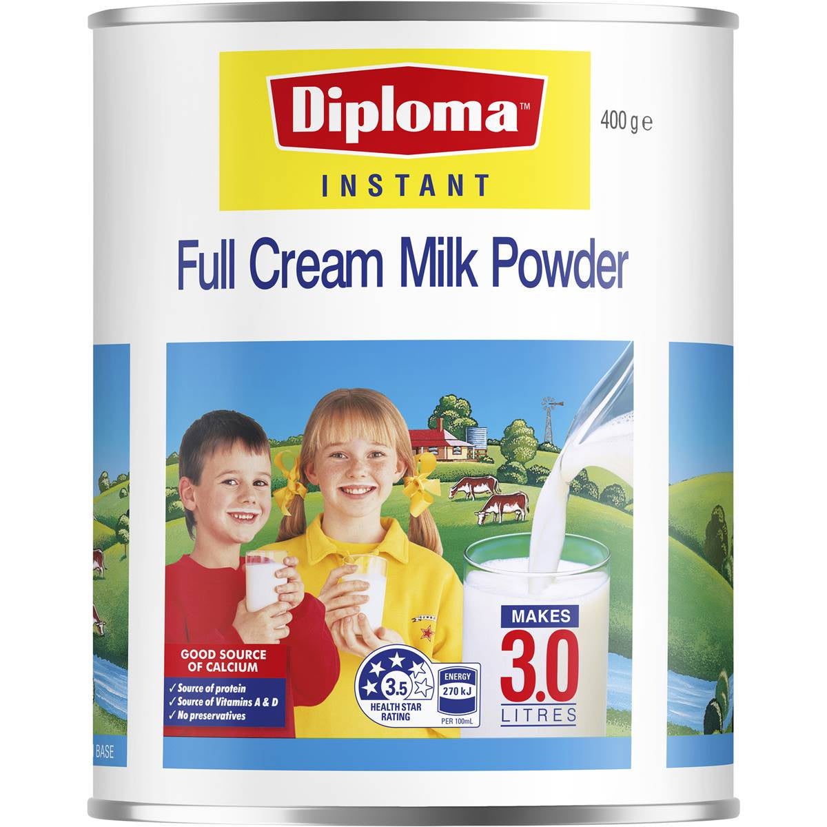 Diploma Full Cream Milk Powder 400g