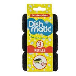 Dishmatic Refills Extra Heavy Duty 3pk