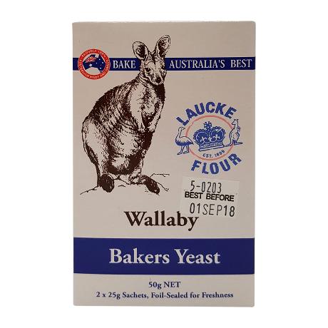 Wallaby Bakers Yeast  Sachets 50g