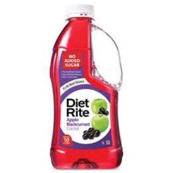 Diet Rite Apple Blackcurrant Cordial 1L