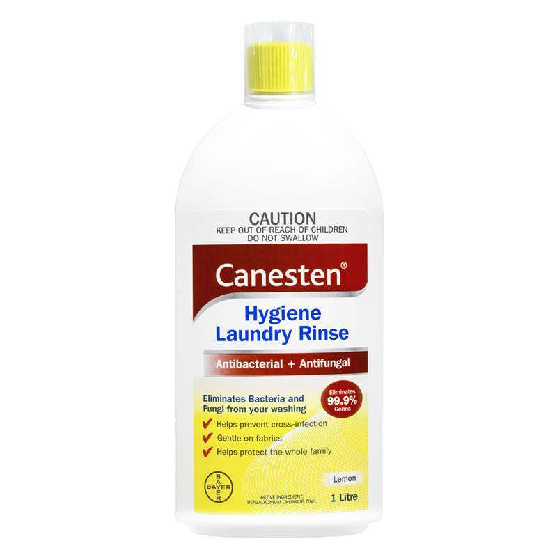 Canesten Hygiene Laundry Rinse Antibacterial & Antifungal Lemon 1L