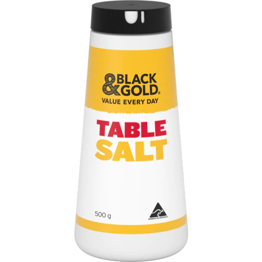 Black & Gold Table Salt 500g