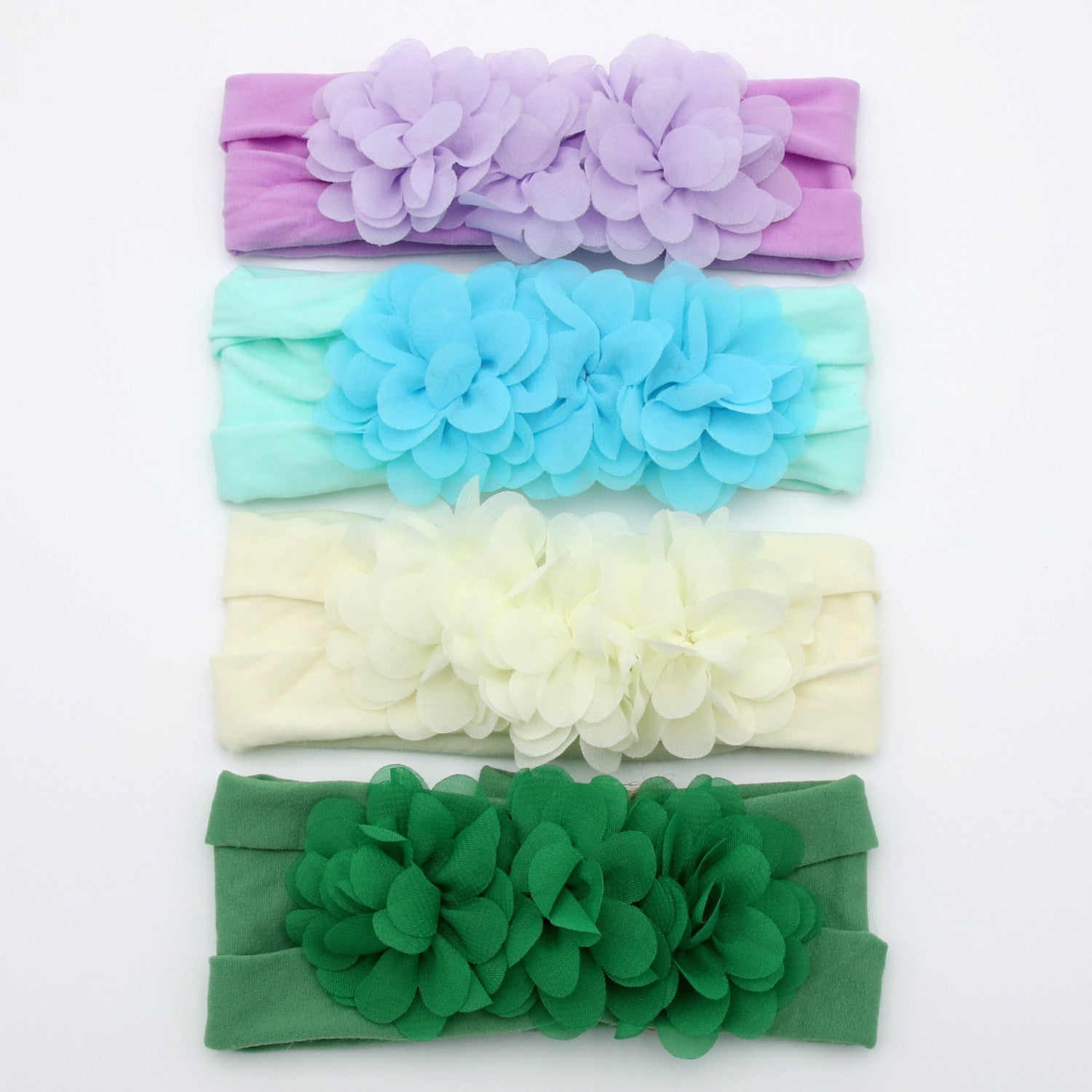 Baby Headbands - Large / 3 Flowers