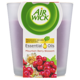 Airwick Essential Oil Candle Mountain Berry 105g