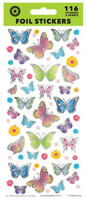 Butterflies Sticker Sheet