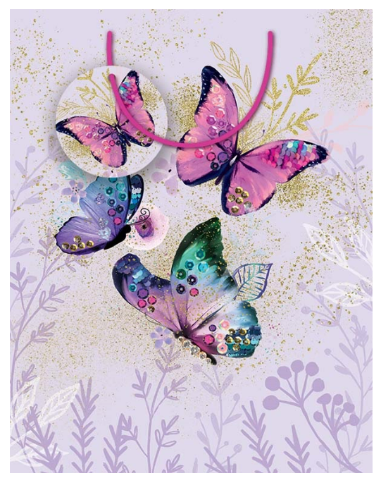 Gift Bag Medium Butterflies