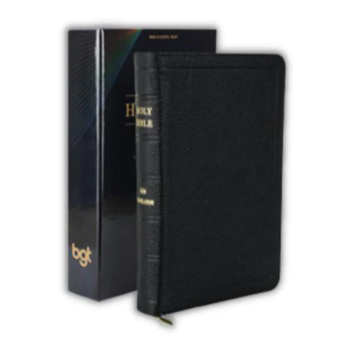 JN Darby Pocket Bible with Zip & Maps in Bonded Leather