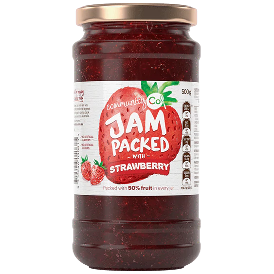 Community Co Jam Strawberry 500g