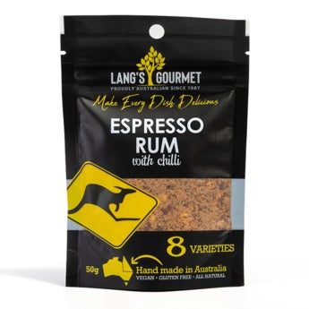 Lang's Gourmet Espresso Rum Rub 50g