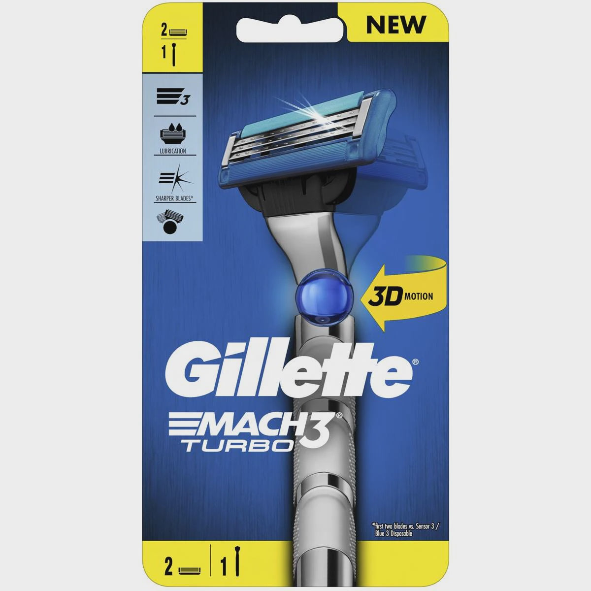 Gillette Mach 3+ Shaving Razor 2UP 1pk