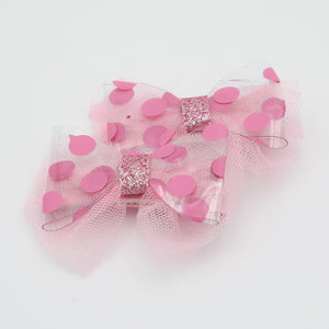 Girl's Hair Clips - Pair / Dotz