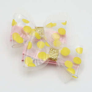 Girl's Hair Clips - Pair / Dotz