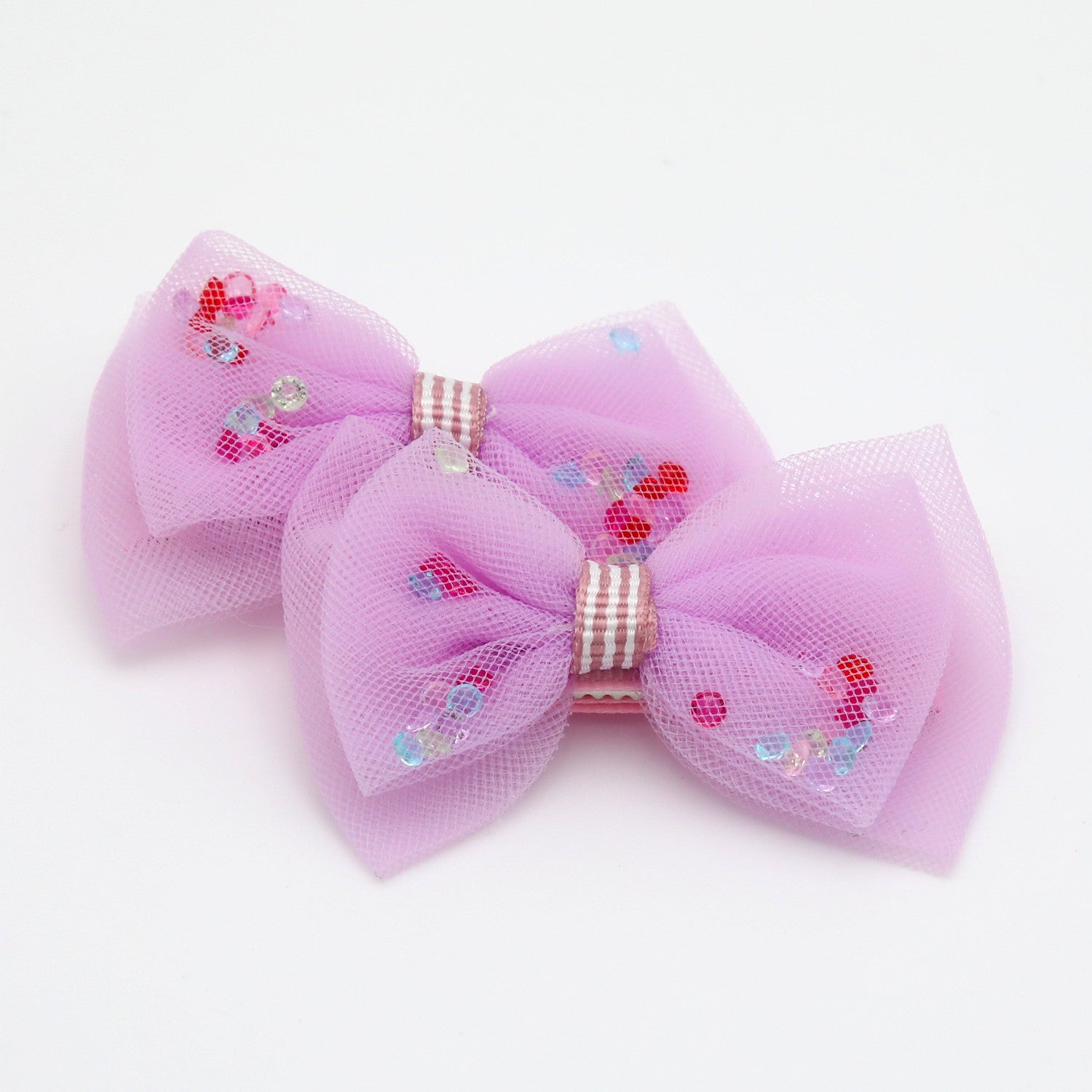 Girl's Hair Clips - Pair / Gems