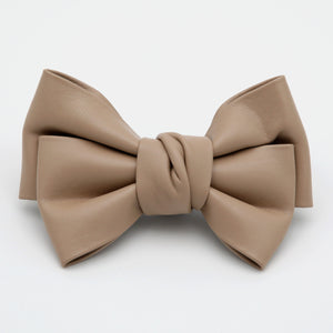 Hair Clip - Medium / Leather Bow