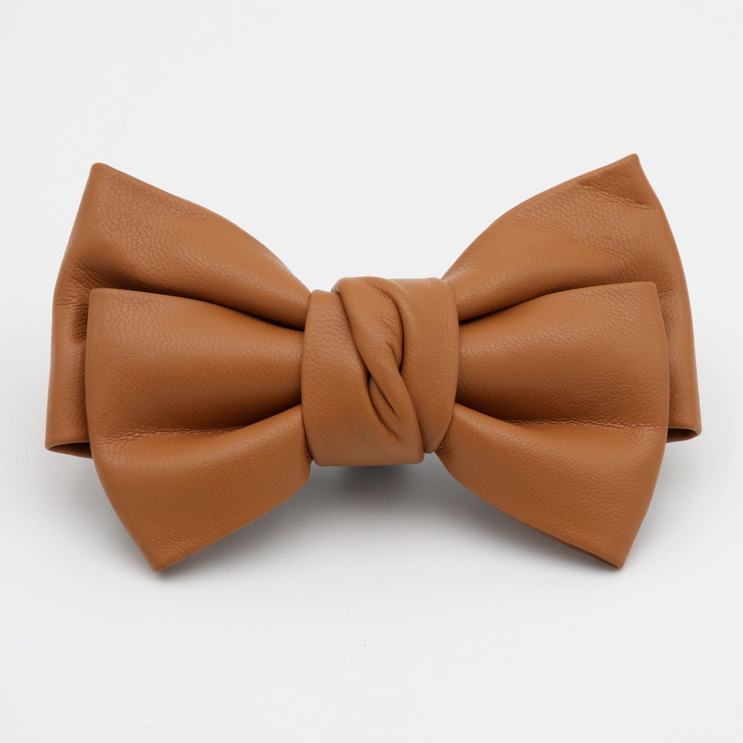 Hair Clip - Medium / Leather Bow