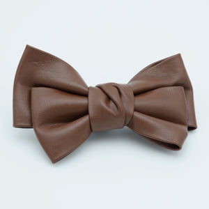 Hair Clip - Medium / Leather Bow