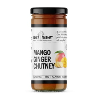 Lang's Gourmet Mango Ginger Chutney 300g