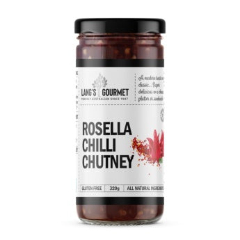 Lang's Gourmet Rosella Chilli Chutney 320g