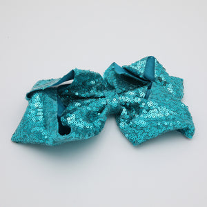 Girl's Hair Clip - Large / Sequin Bowknot