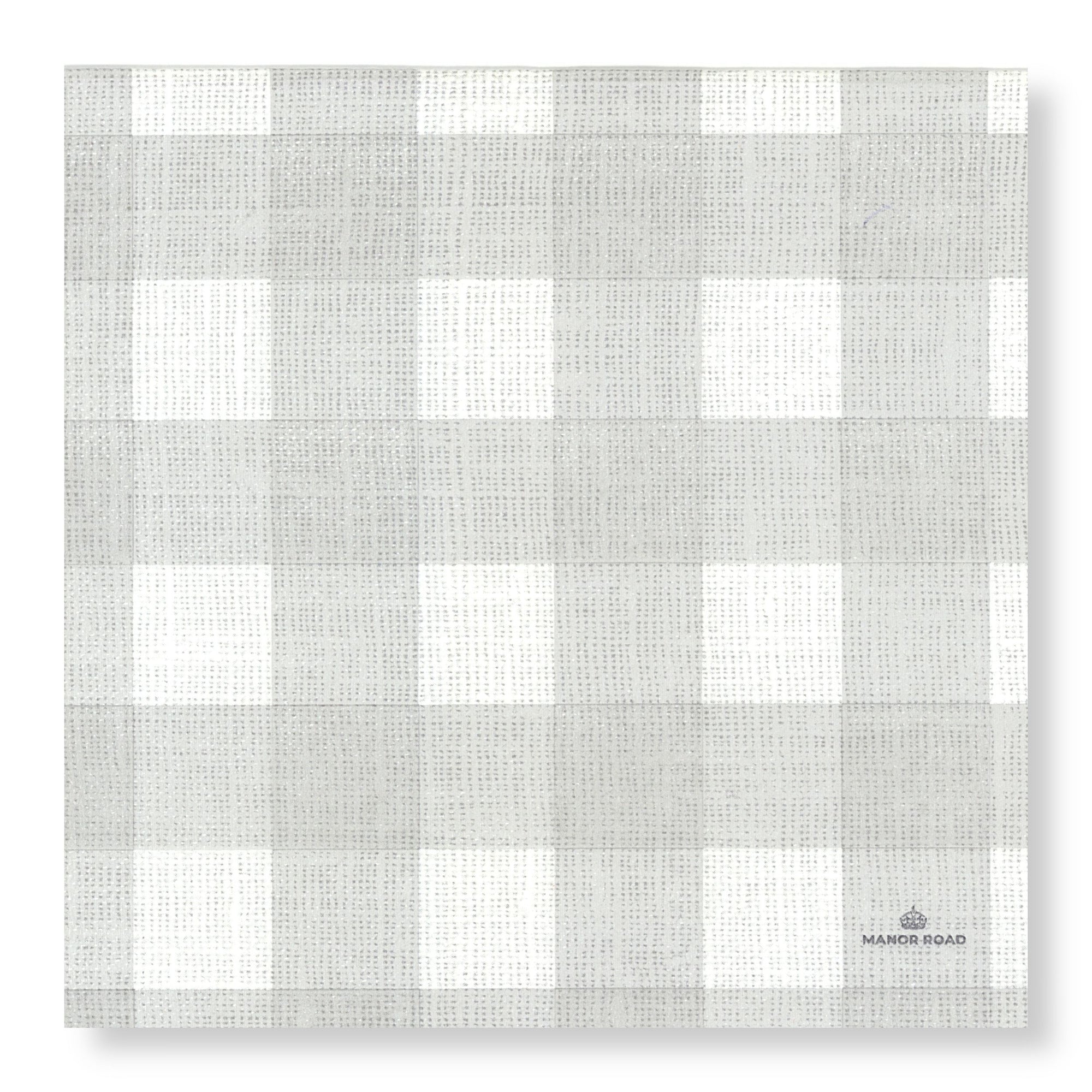 Manor Road Linen (Gingham Soft Grey) Dinner