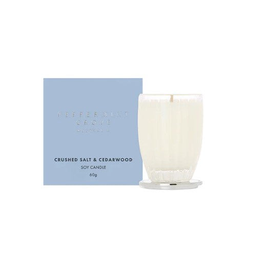 Peppermint Grove Candle 60g Crushed Salt & Cedarwood