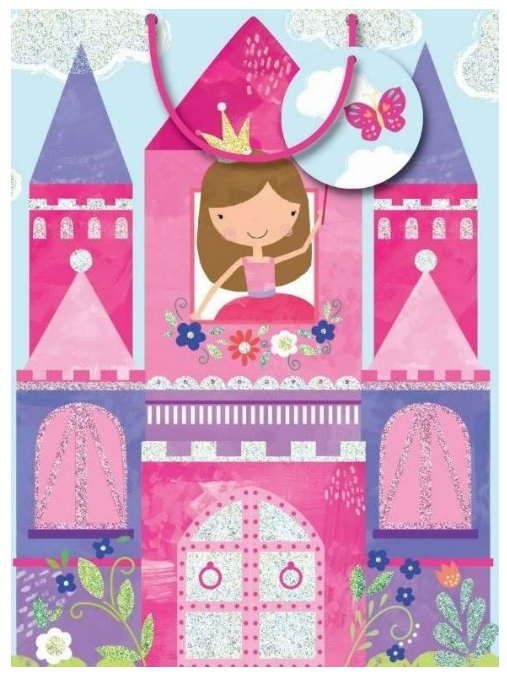 Gift Bag Princess Castle Large