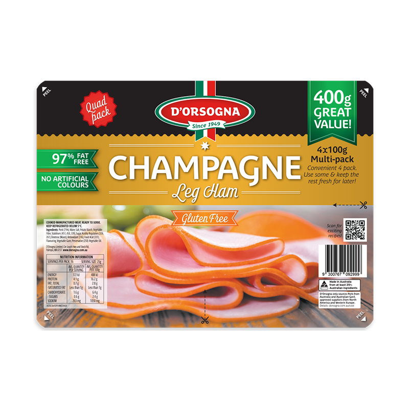 D'orsogna Champagne Leg Ham 400g