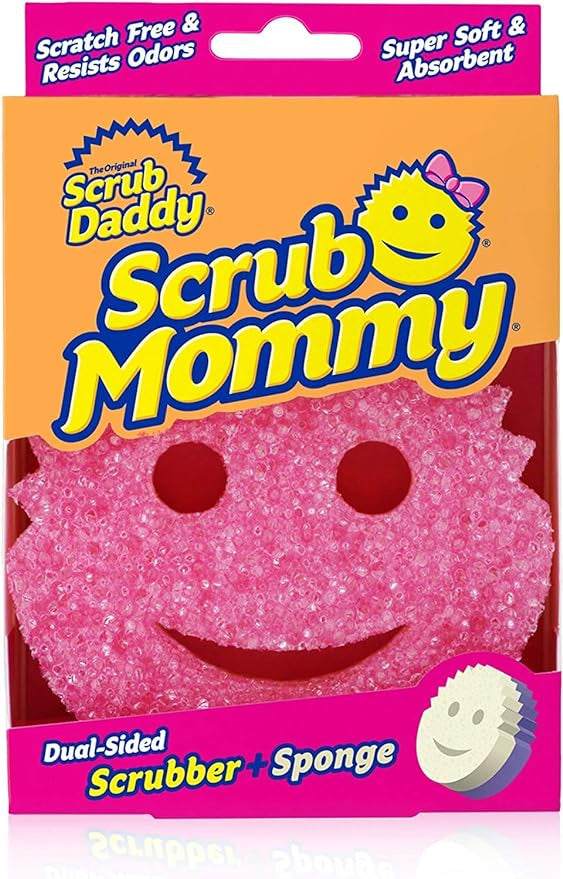 Scrub Daddy Scrub Mommy Dual Sided Scrubber - Pink