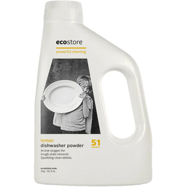 Ecostore Dishwash, Powder - Lemon 1kg