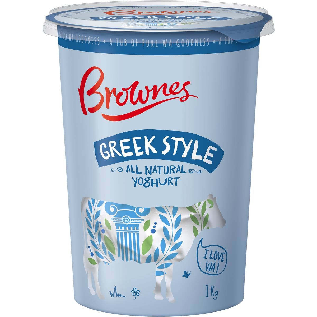 Brownes Greek Yoghurt 1kg