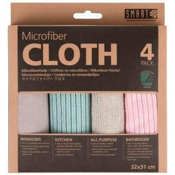 Microfibre Cloths 4pk